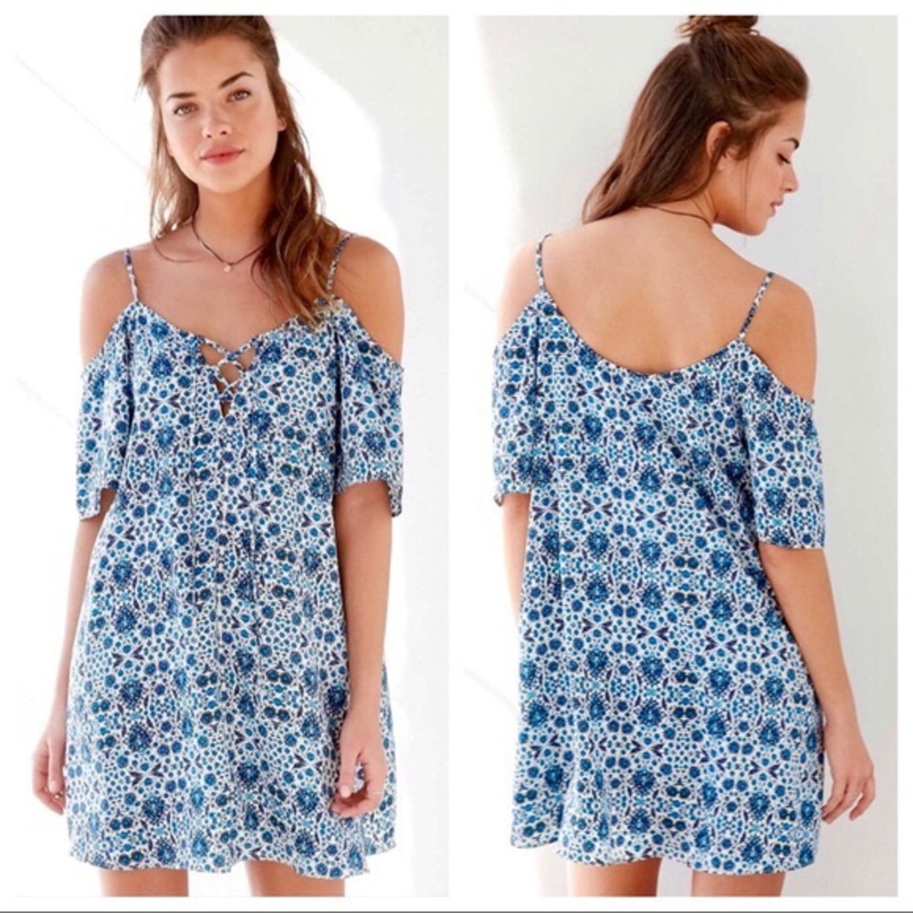 Blue Floral Urban Outfitters Dress
